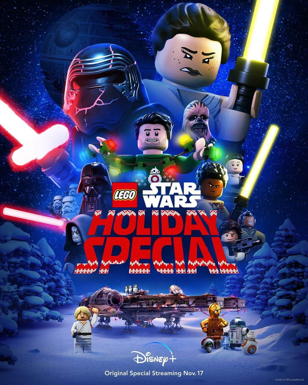 スター・ウォーズさんのインスタグラム写真 - (スター・ウォーズInstagram)「The LEGO Star Wars Holiday Special is streaming ‪Nov. 17‬ on #DisneyPlus.」11月5日 23時09分 - starwars