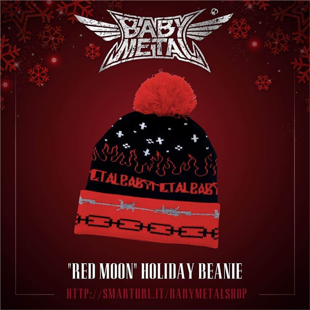 BABYMETALさんのインスタグラム写真 - (BABYMETALInstagram)「BABYMETAL 2020 Holiday Merchandise “RED MOON” Holiday Knit Sweater & Holiday Beanie available exclusively at official US/UK online store. 　 Offering international shipping.  #BABYMETAL #UglySweater #UglyChristmasSweater」11月6日 0時00分 - babymetal_official