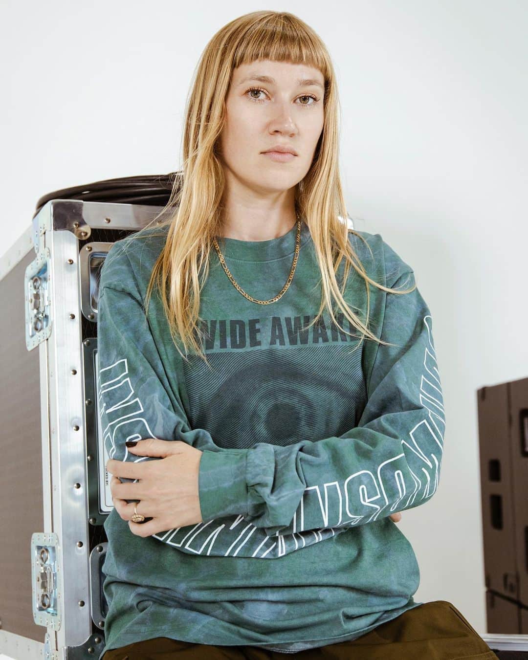 サキャスティックのインスタグラム：「@insomniacltd FALL 2020   Into The Void L/S Tee Green 6.5 oz medium weight cotton T, pre-shrunk, silkscreen print on front and down sleeves. Made in USA.  Acidic Pant Indigo Denim Olive Oversized parachute pant with reflective taping and custom drawcord. Made in USA」