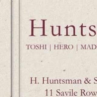 のインスタグラム：「Shop Now  www.huntsmansavilerow.com/huntsman-at-home」