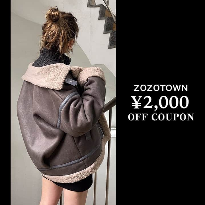 EMODAさんのインスタグラム写真 - (EMODAInstagram)「ㅤㅤㅤ ＼＼ZOZOTOWN￥2,000OFF COUPON❤／／ ㅤㅤㅤ #ワイドアームフェイクムートンブルゾンㅤㅤㅤ （GRY,BRN,BLK） 本日クーポンご利用でㅤㅤㅤ ￥15,991(tax'in)→【￥13,991(tax'in)】  ㅤㅤㅤ その他アイテムも本日なら2,000円OFFに‼ ㅤㅤㅤ #ZOZOTOWN 限定のお得な1日🎉  この機会をお見逃しなく🙌  期間🕛：11/6(FRI) 0:00～23:59  ㅤㅤㅤ TOPのURLからチェック✔ ㅤㅤㅤ #EMODA」11月6日 12時00分 - emoda_official