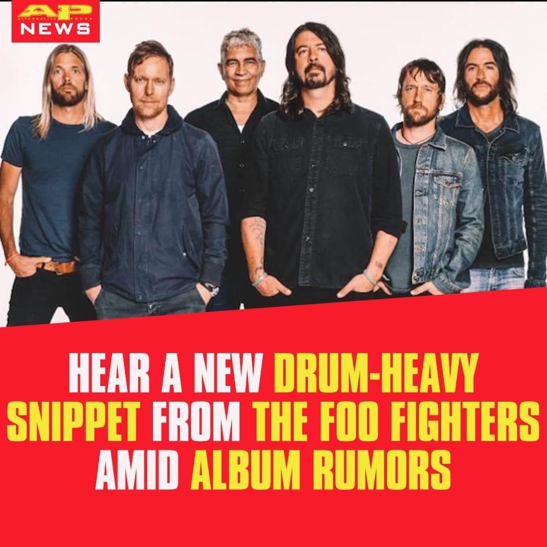 Alternative Pressさんのインスタグラム写真 - (Alternative PressInstagram)「LISTEN: @foofighters further tease the rumored release of their 10th studio album with a drum-heavy snippet of a new song ⁠ LINK IN BIO⁠ .⁠ .⁠ .⁠ #foofighters #foofighternewmusic #newalbum #foofighternewalbum #altpress #alternativepress」11月6日 3時30分 - altpress