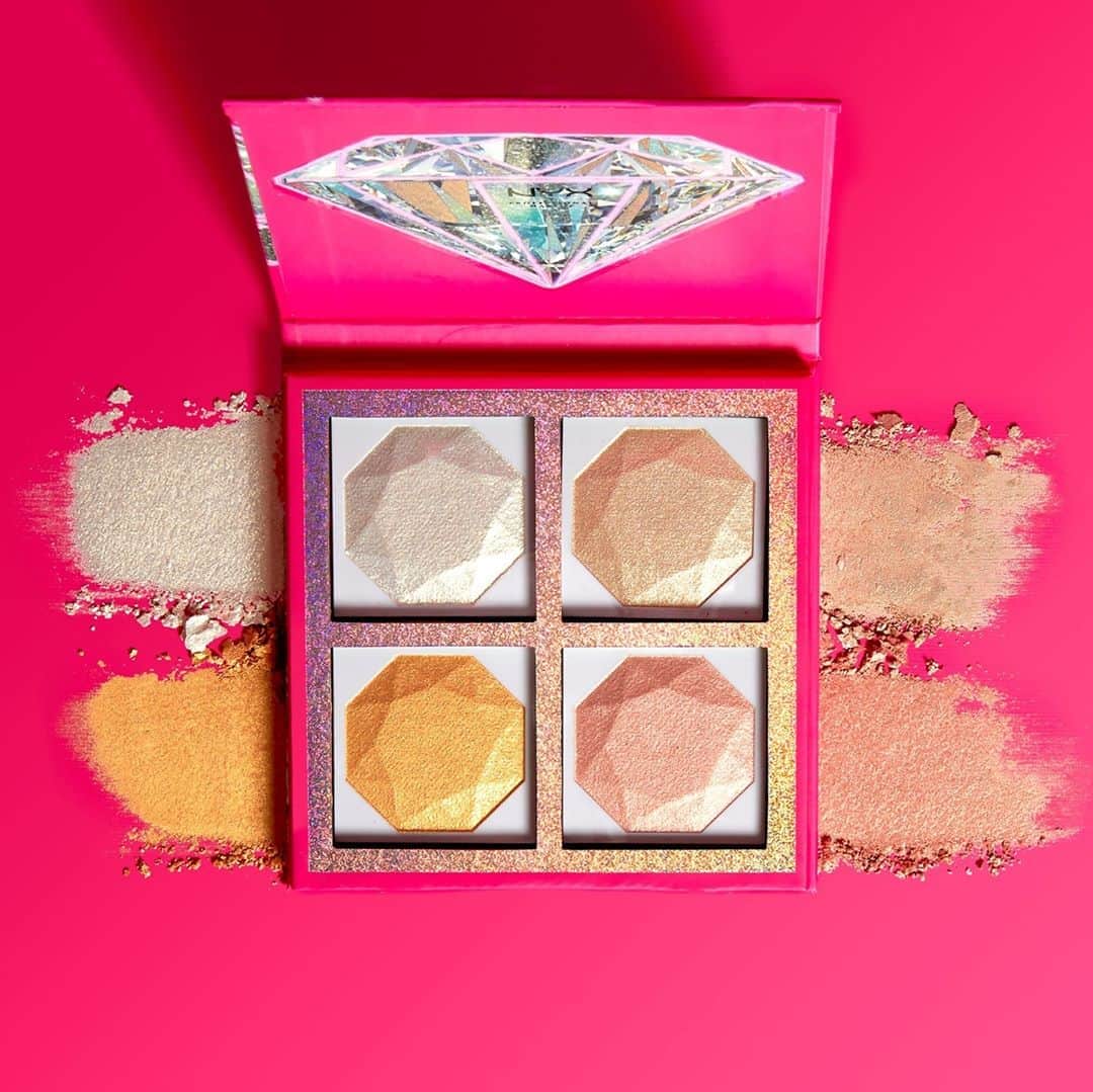 NYX Cosmeticsさんのインスタグラム写真 - (NYX CosmeticsInstagram)「Shine bright, baby! 💎 Swipe on our new Diamonds & Ice Please Highlighting Palette for an extra hit of glow! ✨ Featuring four diamond-shaped highlighting pans, this high-saturation highlighting palette is perfect for the holidays! 🤩 Available exclusively at @walmart 💕 • #icedathome #nyxcosmetics #nyxprofessionalmakeup #crueltyfreebeauty」11月6日 3時45分 - nyxcosmetics