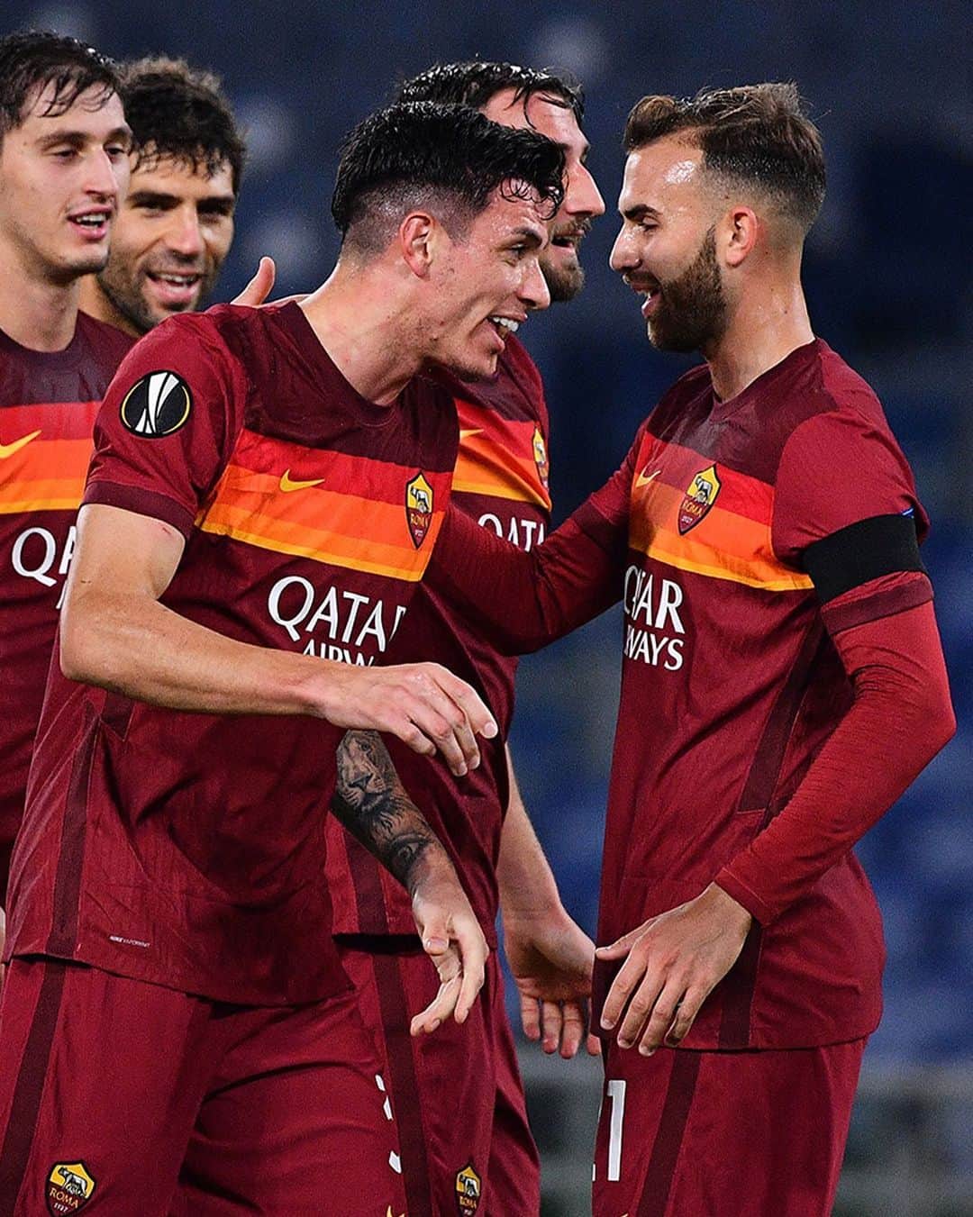 ASローマさんのインスタグラム写真 - (ASローマInstagram)「🥇 First goals in 🟡🔴 for @ibanez41oficial & @borjitamayoral! DAJE ROMA! 🐺 ⁣ ⁣⁣ #ASRoma #UEL #RomaCluj」11月6日 3時45分 - officialasroma