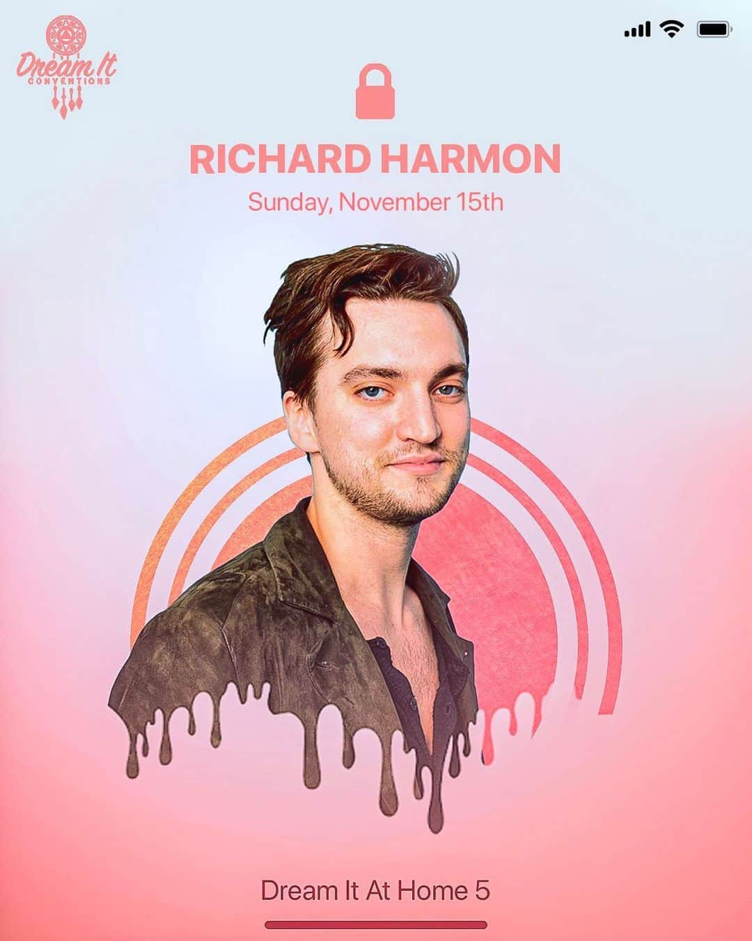 リチャード・ハーモンさんのインスタグラム写真 - (リチャード・ハーモンInstagram)「@dreamitcon November 15!」11月6日 3時56分 - richardsharmon