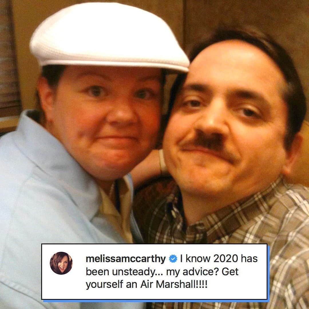 E! Onlineさんのインスタグラム写真 - (E! OnlineInstagram)「This year/month/week has been turbulent. We need to find ourselves an Air Marshall. (📷: @melissamccarthy)」11月6日 5時47分 - enews