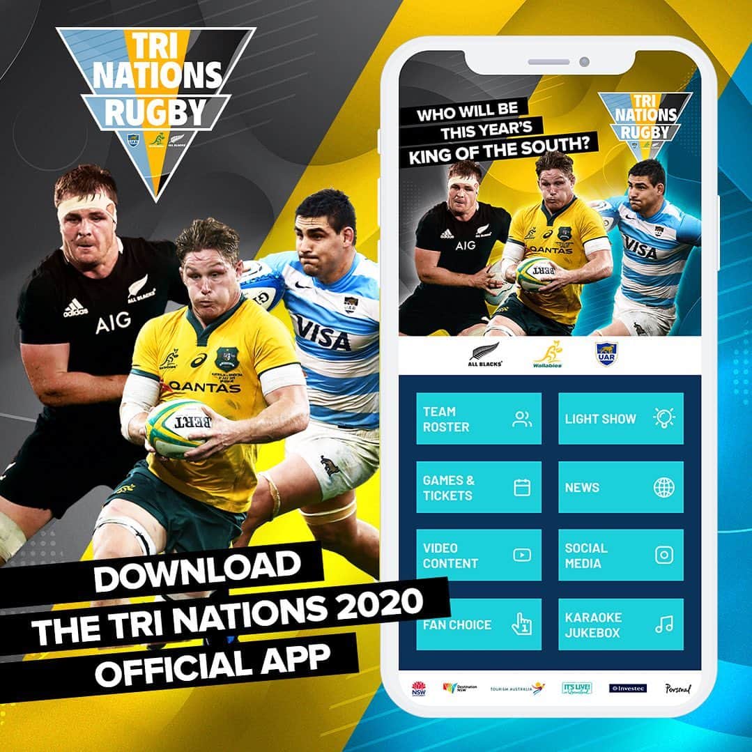 Super Rugbyさんのインスタグラム写真 - (Super RugbyInstagram)「DOWNLOAD TRI NATIONS APP! Support from anywhere in world - get it from App Store or Play Store now! Be ready for the big matches.  #trinations2020 #allblacks #wallabies #pumas」11月6日 6時30分 - superrugby