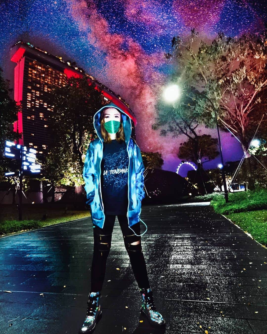Nicole Chenのインスタグラム：「Do you want to see how I change the sky ? Click the link on my bio! It will go directly to the page and teach you how to edit the sky ! Since alot of people have been asking! #skills #tutorial  #snapseed」