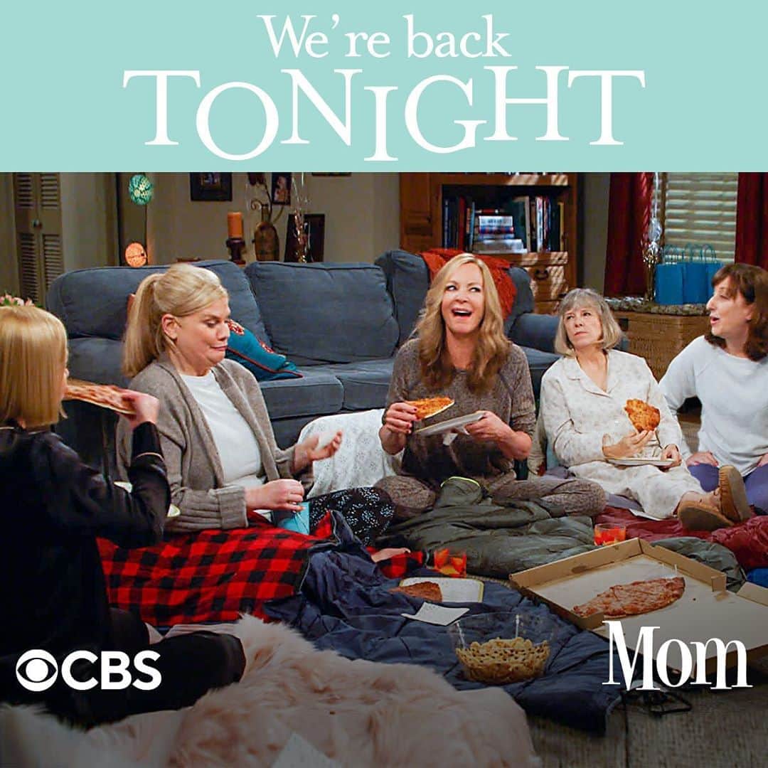 CBSさんのインスタグラム写真 - (CBSInstagram)「We missed our friends! Party with the characters of #Mom tonight at 9/8c. 🎉❤️」11月6日 9時16分 - cbstv