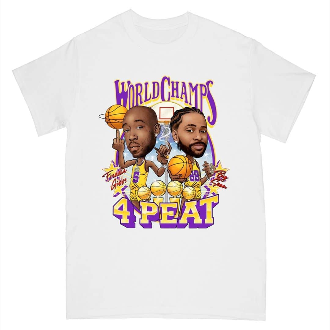 Freddie Gibbsさんのインスタグラム写真 - (Freddie GibbsInstagram)「Limited Edition ‘4 Peat’ Tees and Hats are almost Sold Out. Get them while you can at kanecomics.shop.  Link in Bio  #4THANGS」11月6日 9時24分 - freddiegibbs