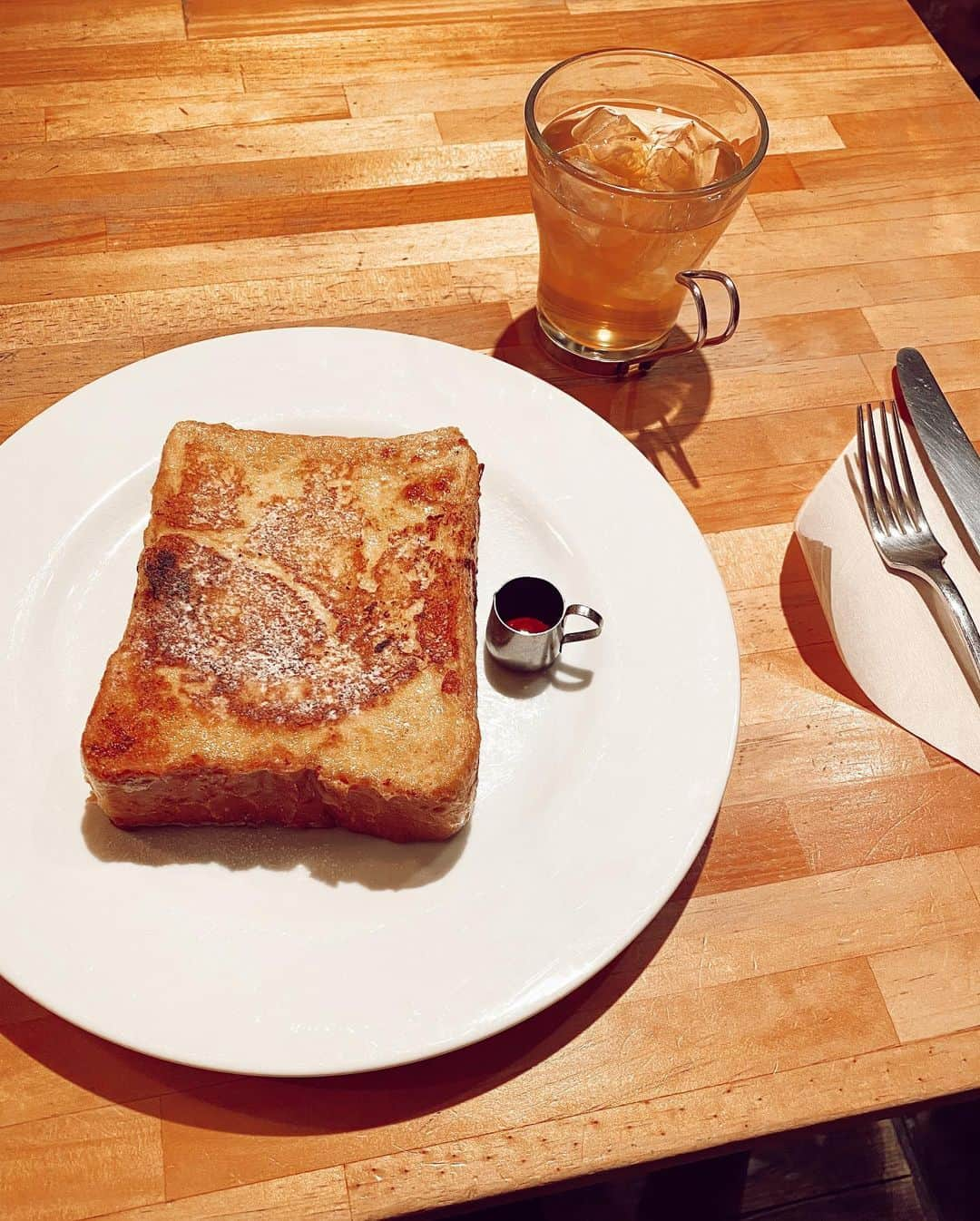 Rihwaさんのインスタグラム写真 - (RihwaInstagram)「French  Toast🍞🥛🍯🌞 #Rihwa #love #music #peace #frenchtoast #food #meal #breakfast #nice #yummy」11月6日 9時28分 - rihwa_official