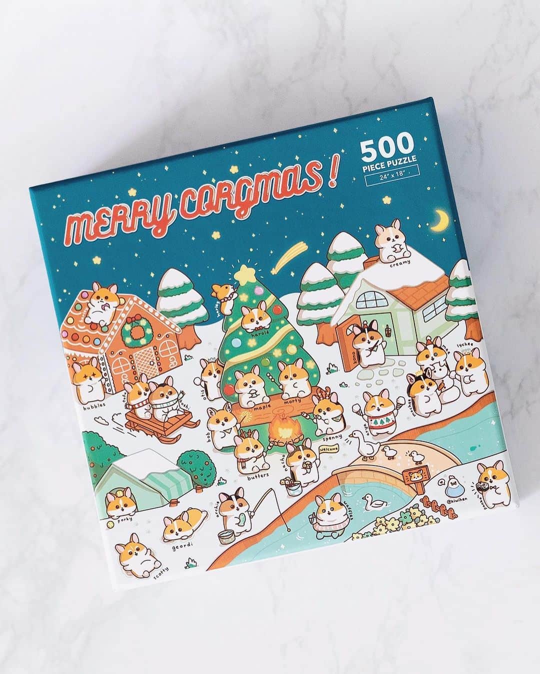 Geordi La Corgiさんのインスタグラム写真 - (Geordi La CorgiInstagram)「Geordi's mad he had to be the reindeer instead of Santa this year. 🦌🎅⁣ –––⁣ 🧩 Our Limited Edition Corgmas Puzzle is back with a brand new design! ⁣ ⁣ The puzzles will go on sale at 10am PST tomorrow (Nov 6). I'll be posting a link in my IG story, so make sure to keep an eye out – last year's puzzles sold out in 90 minutes!⁣ ⁣ 100% of the profits will be donated to NKLA @bfas_la, @Calfund Wildfire Relief, and @NAACP.  ___ Puzzle illustration by @kiwihen 🎄」11月6日 10時20分 - lacorgi