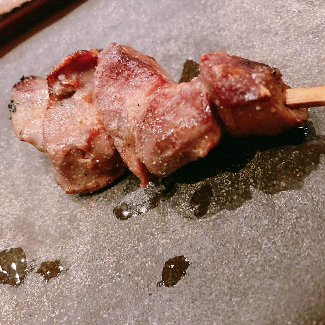 相良茉優さんのインスタグラム写真 - (相良茉優Instagram)「この前食べた焼き鳥°ʚ(•ө•)ɞ°  #焼き鳥 #ちょうちん  #砂肝 #レバー  #グルメ #美味しい #ジューシー #肉 #神業 #美味しいお店 #野菜 #また行きたい #おまかせ」11月6日 20時52分 - mayusgr