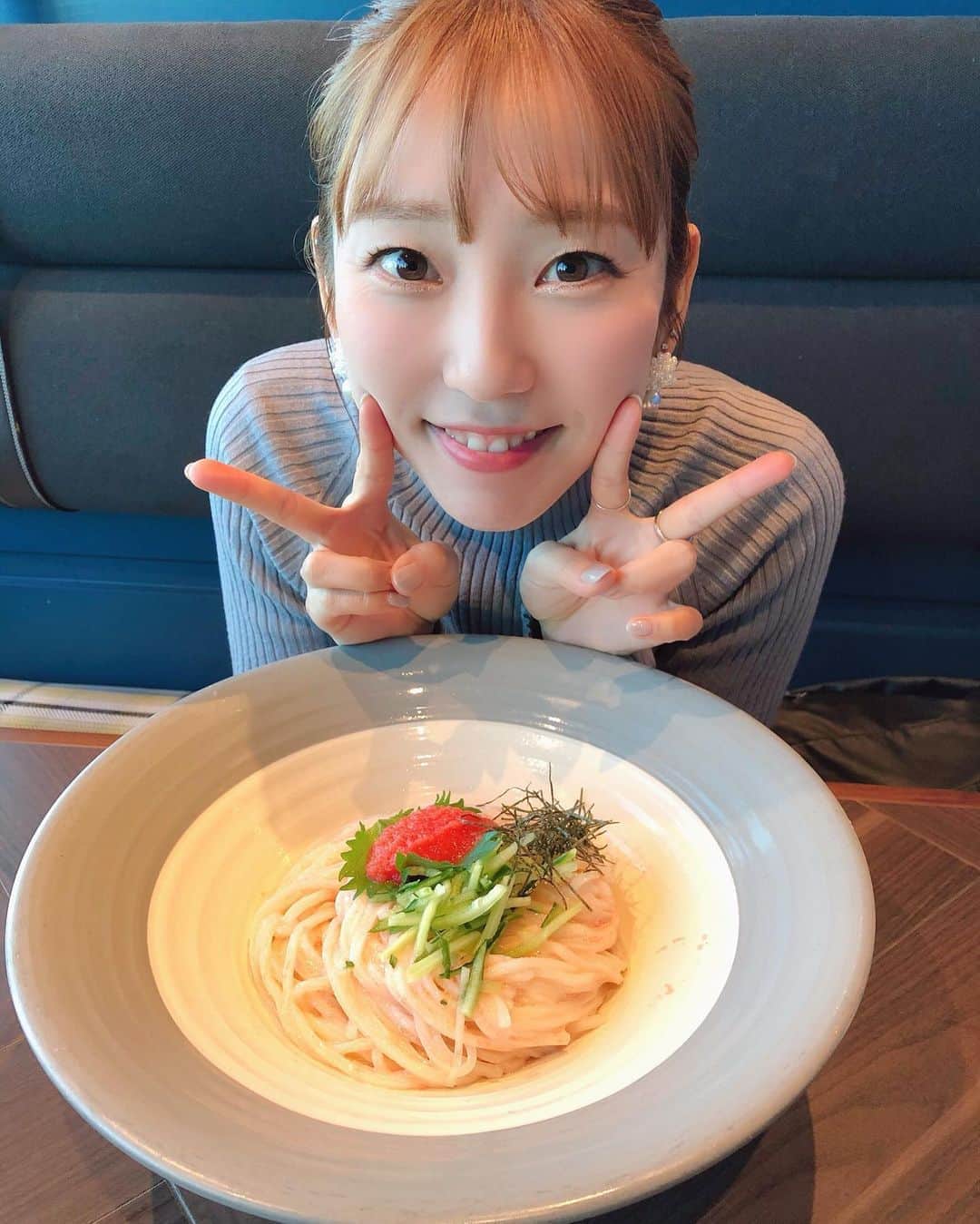 木下望のインスタグラム：「・ ・ つるとんたん女 ・ ・ #つるとんたん #うどん #渋谷うどん #渋谷 #渋谷グルメ #明太子のおうどん #のんちゃんうどん #毎日うどん 食べたいまじで。」