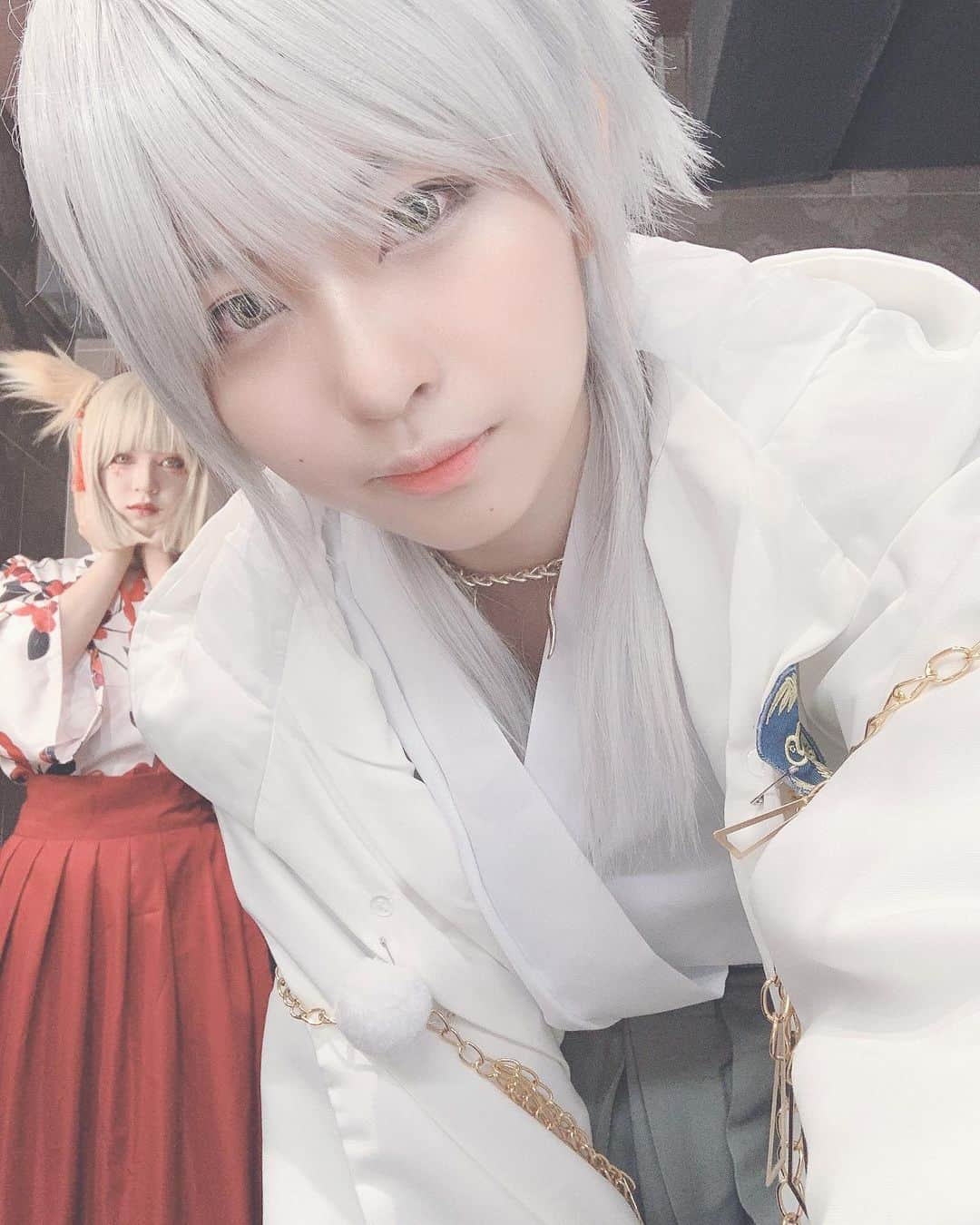 森下舞桜さんのインスタグラム写真 - (森下舞桜Instagram)「鶴丸国永さんのコスプレ…⚔️  メンバーにすすめられてさせていただきました🥺 この際に刀剣乱舞見てみようかしら…✨  #ハロウィンコスプレ #halloween #cosplay #鶴丸国永 #狐 #刀剣乱舞 #할로윈 #코스프레 #도검난무 #여우」11月6日 13時08分 - morishita_mao