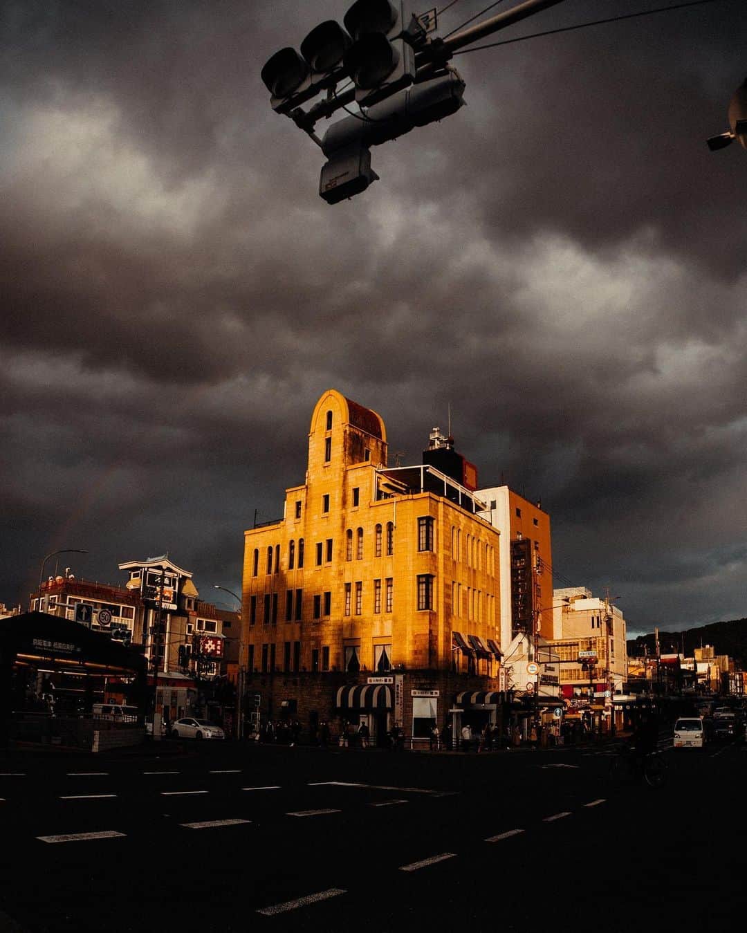 山中海輝のインスタグラム：「Before the storm #Kyoto.」