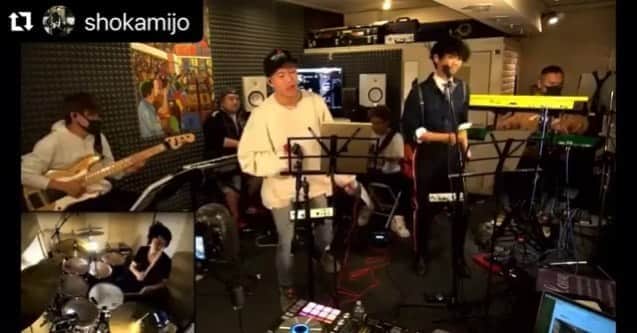 坂東慧のインスタグラム：「めちゃ楽しかった🔥🔥🔥#Repost @shokamijo with @make_repost ・・・ 昨日のSho's Jam 最高でした！ 安定のXChangeのライブはもちろん最高！！！ そしてそして川畑くんの歌の太さったら！！！ めちゃくちゃ贅沢なライブでした！！！ 皆さん日曜日までアーカイブのこってますので是非是非観てね！ ミュージックチャージもよろしくお願いします。  そして来週のSho's Jamはお休みです。 いつも楽しみにくれてる方々すみません。 その分日曜日まで楽しんでもらえたらと思います！！！  #shosjam」