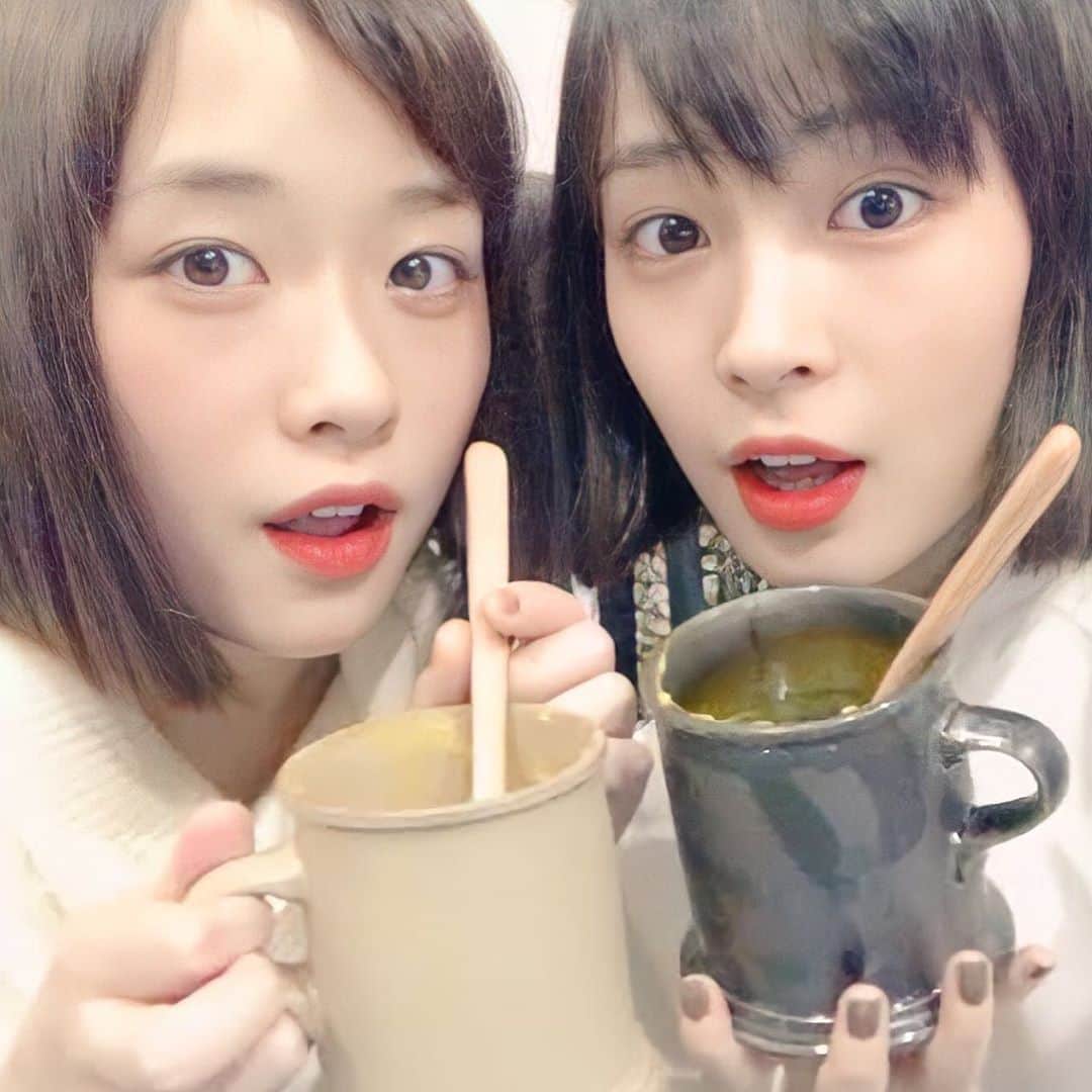 好きな芸能人のインスタグラム：「‪‪❤︎‬Saku Suzu‪‪❤︎‬  #大原櫻子#広瀬すず」