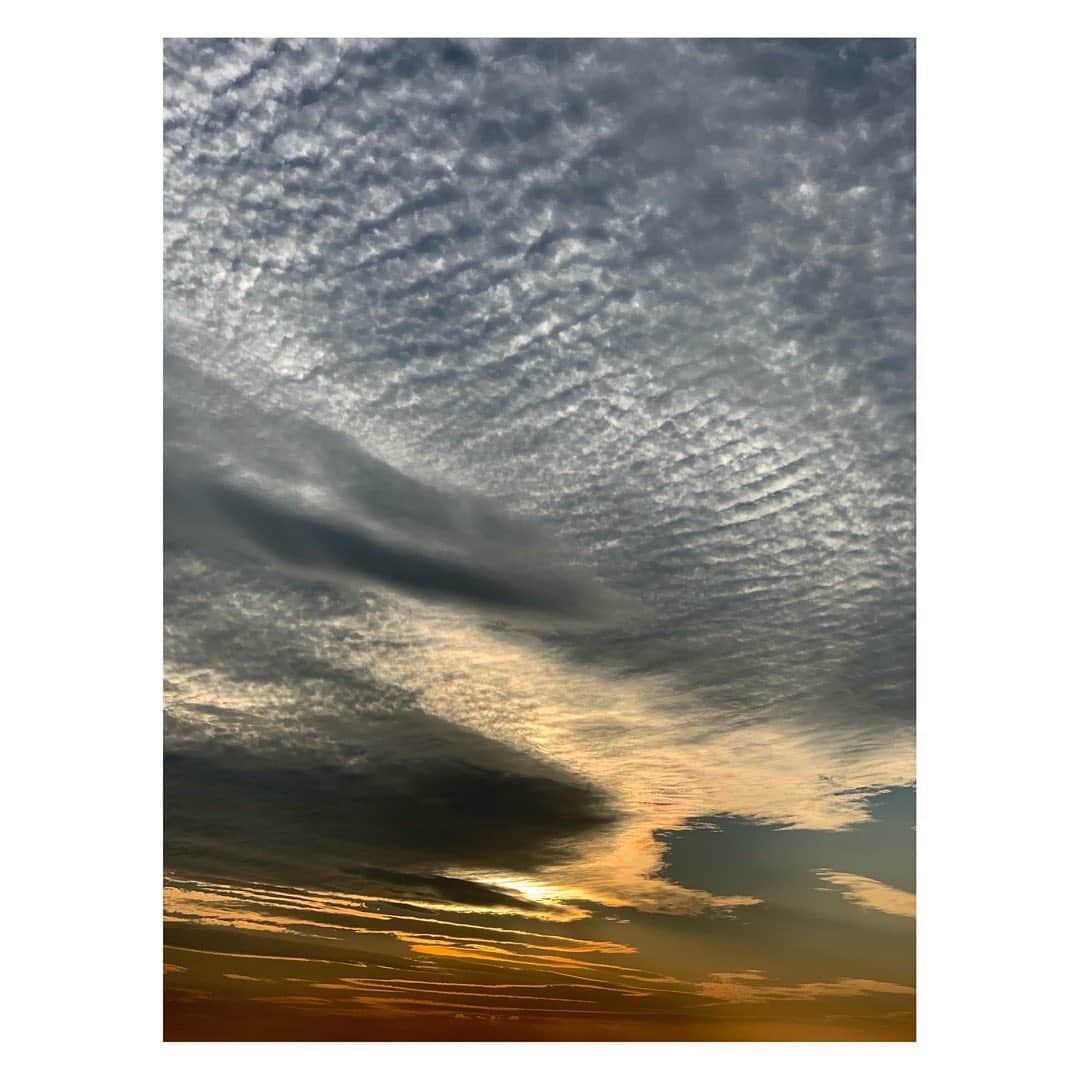陽月華さんのインスタグラム写真 - (陽月華Instagram)「☆  なぜでしょうね。  空が美しいなと 手が止まる　立ち止まる　一息つく ことが 増えてきたようにおもいます。  こどもの頃よりも。  #空#雲#光#太陽 #時間#夕方」11月6日 16時18分 - hizukihana_official