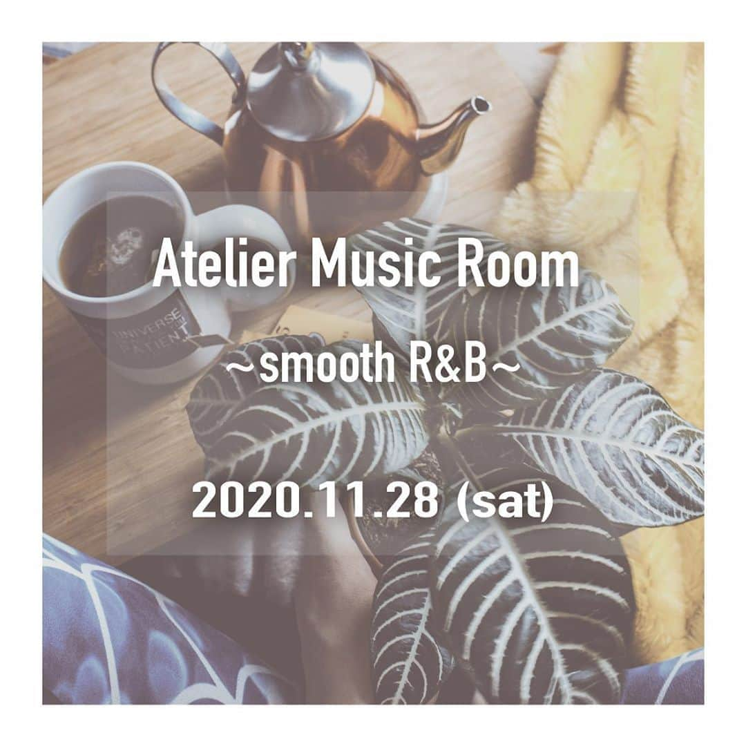 滴草由実のインスタグラム：「【NEWS】  2020.11.28(sat)に滴草由実 初のライブ配信 「Atelier Music Room 〜smooth R&B〜」の開催が決定しました！！  配信URLや配信時間など詳細はまた後日告知致します。 お楽しみに♪  #LIVE #Atelier #Music #room」