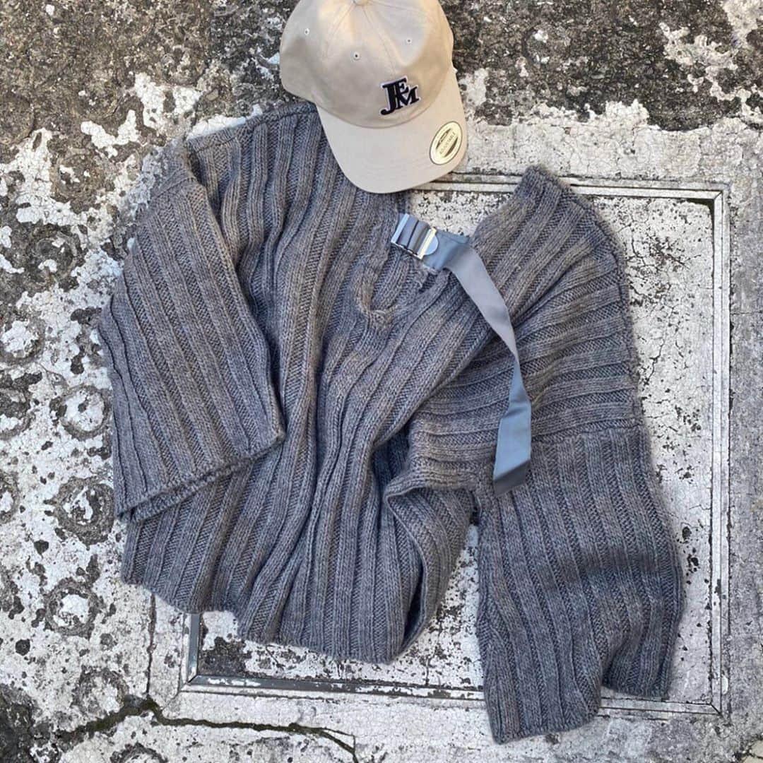 【juemi】Hemp Mix Knitted Muffler juemi Hemp Mix Knitted Muffler