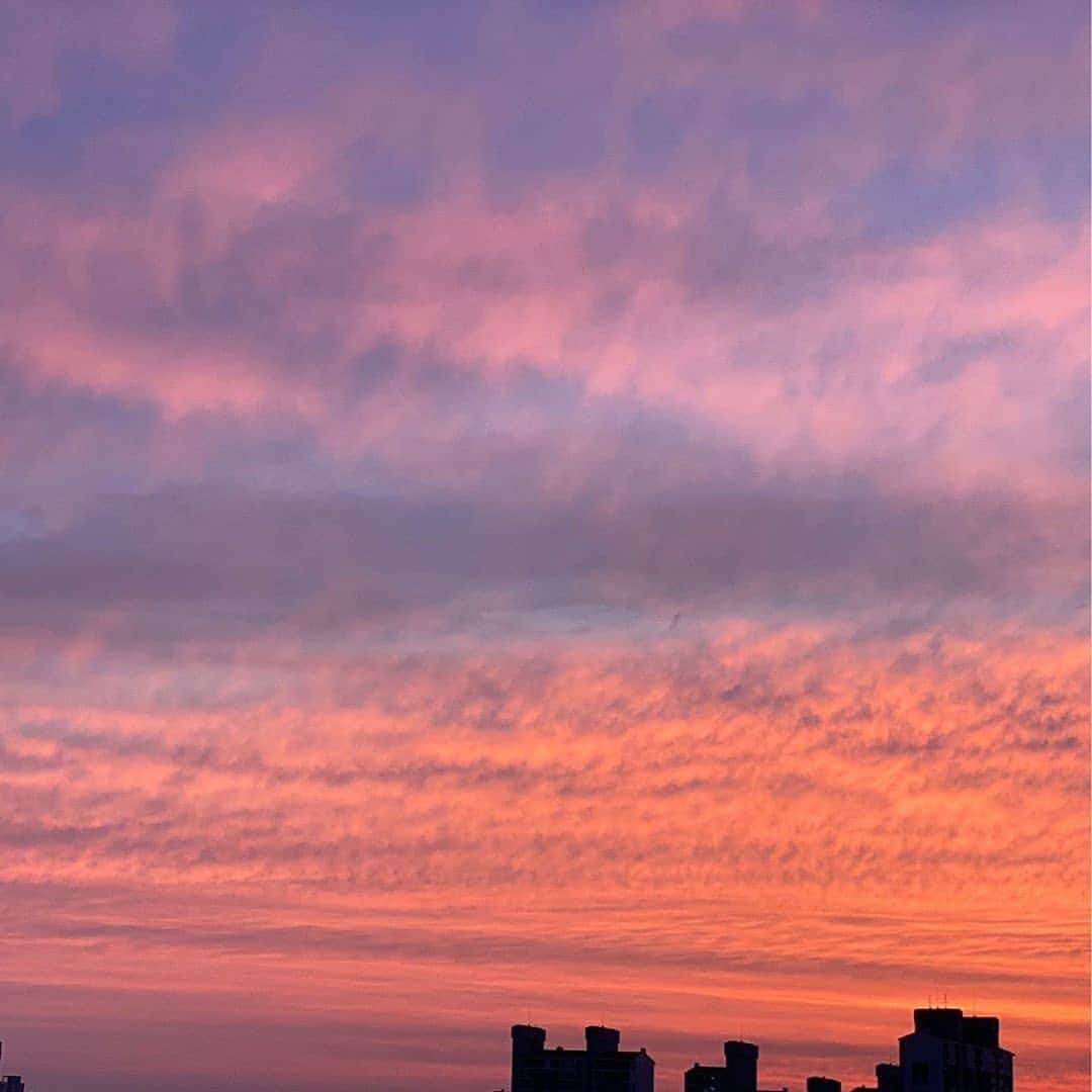 マヤ（勝村摩耶）さんのインスタグラム写真 - (マヤ（勝村摩耶）Instagram)「最近空の写真を撮るのにハマってます🌈💓 . .  요즘 하늘 사진 찍는 것에 빠졌어요😊😊 #niziu #maya #🦢」11月6日 18時20分 - _mayakatsumura