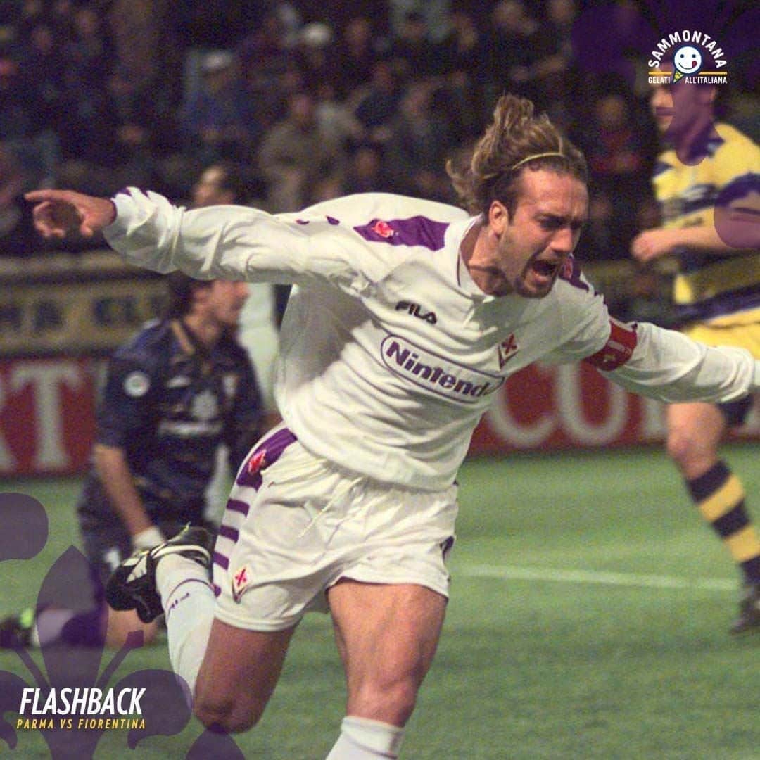 ACFフィオレンティーナさんのインスタグラム写真 - (ACFフィオレンティーナInstagram)「FLASHBACK 🎞️   🆚 Parma  📅 1999 ⚜️ Bati   Powered by @gelatisammontana 🍦  #ForzaViola 💜 #Fiorentina」11月6日 19時00分 - acffiorentina