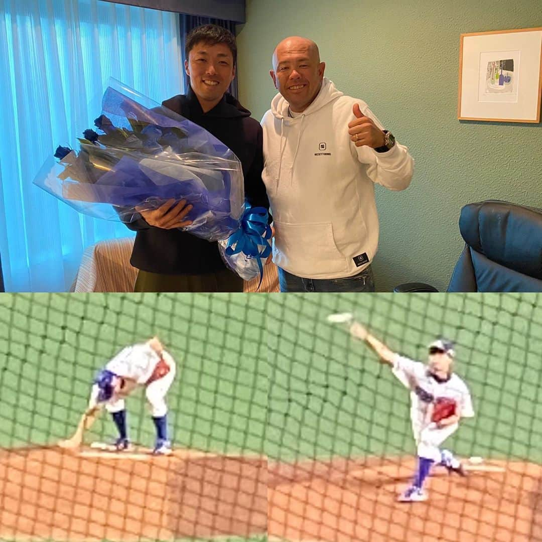 小田幸平さんのインスタグラム写真 - (小田幸平Instagram)「15年間お疲れ様❗️最高なピッチング⚾️スライダーを投げたのは流石。本当に本当にお疲れ様。ゆっくり飯でも行きましょう🍚#吉見一起#中日ドラゴンズ#引退試合#名古屋ドーム#読売ジャイアンツ#はげch#スライダー#お疲れ様でした」11月6日 19時04分 - oda.kohei