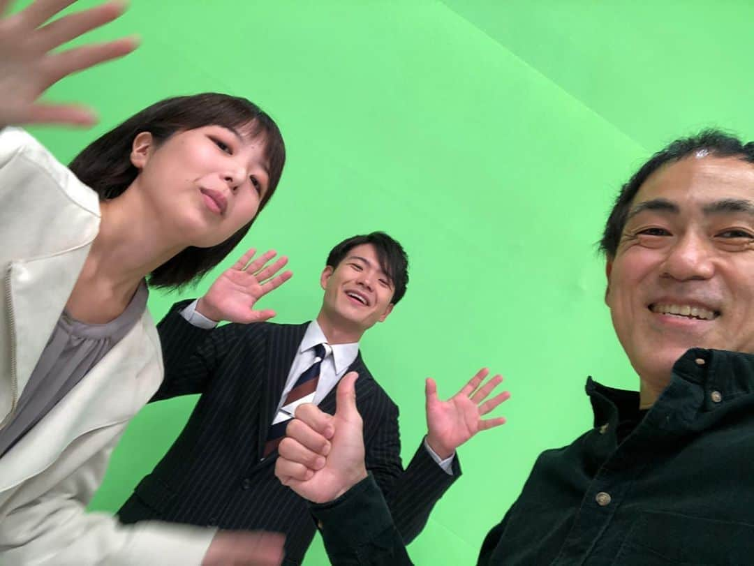 中川実咲のインスタグラム：「. スタジオカメラマン🎥 Nさんと✨ 今週もありがとうございましたーーーー♡ #からふる#木金」