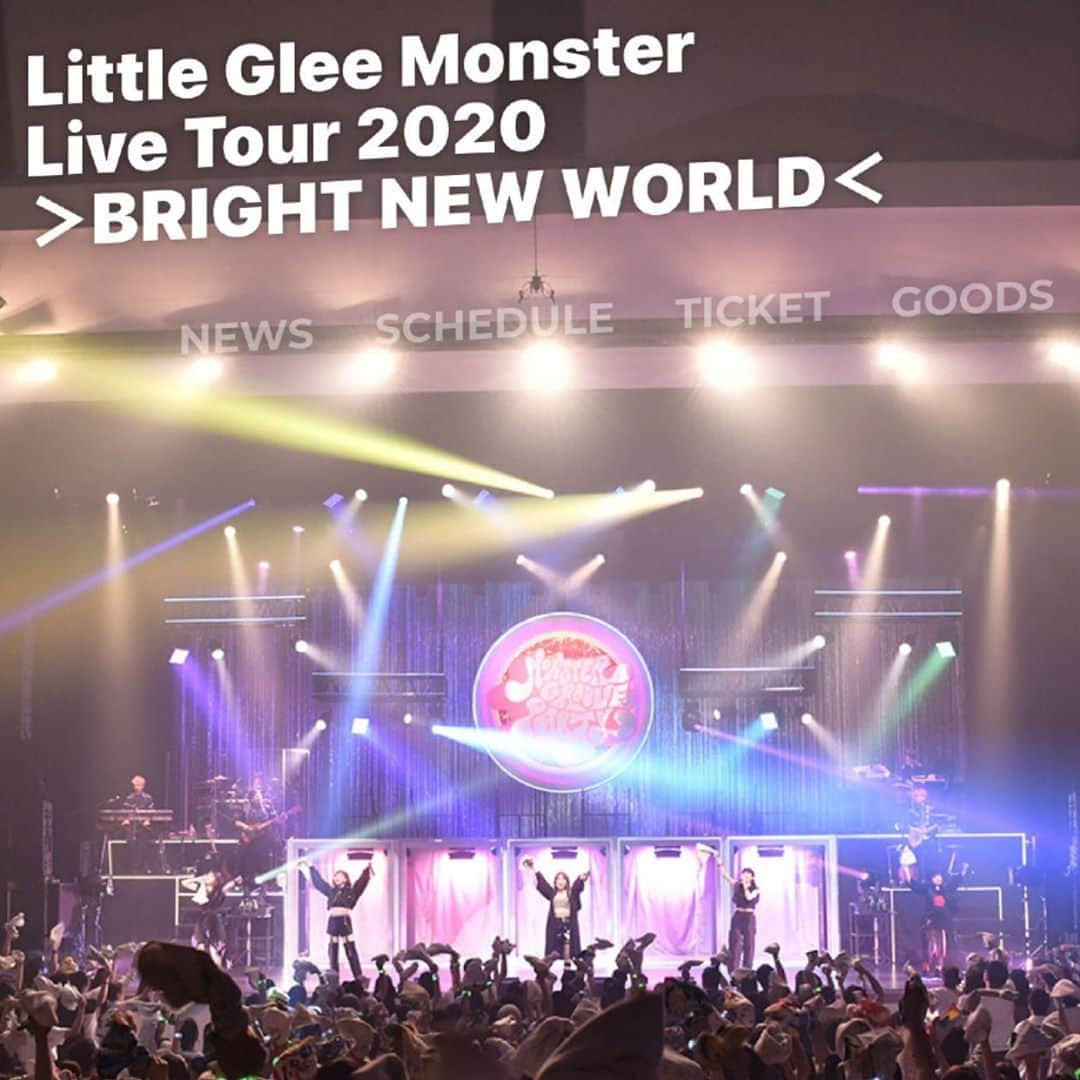 Little Glee Monsterさんのインスタグラム写真 - (Little Glee MonsterInstagram)「全公演を2021年に延期にしておりました、全国ホールツアー「Little Glee Monster Live Tour 2020 ＞BRIGHT NEW WORLD＜」につきましてご案内いたします。 調整が整いました公演のみ、今回振替日程を発表させていただきます。 他の公演の振替日程につきましては、引き続き調整しておりますので、もうしばらくお待ちください。  なお、「徳島県・鳴門市文化会館（2020年4月12日開催予定→2020年8月26日開催予定に再延期）」の公演につきましては、会場の改修工事に伴い公演を中止とさせて頂くことになりました。楽しみにお待ち頂いた皆様には、申し訳ございませんが、ご理解いただけますと幸いです。  ◆振替公演日程◆ 2021年6月28日（月）愛知・名古屋国際会議場センチュリーホール 2021年6月29日（火）愛知・名古屋国際会議場センチュリーホール 2021年7月3日（土）鳥取・米子コンベンションセンター 2021年7月4日（日）島根・出雲市民会館 2021年7月9日（金）神奈川・よこすか芸術劇場 2021年7月16日（金）和歌山・和歌山県民文化会館大ホール 2021年7月18日（日）滋賀・滋賀県立劇場びわ湖ホール大ホール 2021年7月19日（月・祝）奈良・なら100年会館大ホール 2021年8月20日（金）佐賀・佐賀市文化会館大ホール 2021年8月21日（土）長崎・島原文化会館大ホール 2021年8月23日（月）熊本・熊本県立劇場演劇ホール大ホール 2021年8月25日（水）宮崎・宮崎市民文化ホール 2021年8月26日（木）大分・大分iichikoグランシアタ 2021年9月5日（日）埼玉・ウェスタ川越大ホール 2021年9月9日（木）福島・いわき芸術文化交流館アリオス 2021年9月12日（日）群馬・ベイシア文化ホール（群馬県民会館）大ホール 2021年9月19日（日）福井・福井フェニックス・プラザ 2021年10月14日（木）青森・弘前市民会館 2021年10月15日（金）秋田・能代市民文化会館 2021年10月19日（火）北海道・カナモトホール(札幌市民ホール) 2021年10月21日（木）北海道・旭川市民文化会館 2021年10月31日（日）沖縄・沖縄コンベンションセンター劇場棟  ※沖縄公演での、オフィシャルファンクラブ・リトグリCLUB会員限定「沖縄公演オフィシャルアクセスツアー」につきましては、後日詳細をご案内させていただきます。  チケット払い戻し等詳細は特設サイトよりご確認ください。  https://www.lgm-tour.com/2020/news/#n110601  #リトグリ #littlegleemonster #bnw #bnwツアー #2021年お会いしましょう #皆さんの近くへ行けるホールツアー #こちらも楽しみにお待ちください #アリーナツアーとはまた違う演出です」11月6日 19時25分 - littlegleemonster_official