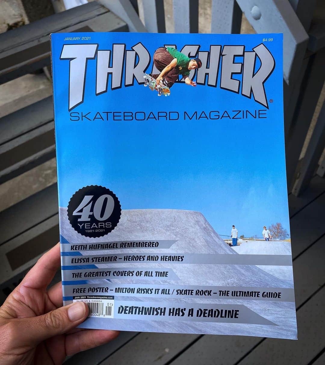 スラッシャーのインスタグラム：「🔥 FORTY FUCKING YEARS 🔥」