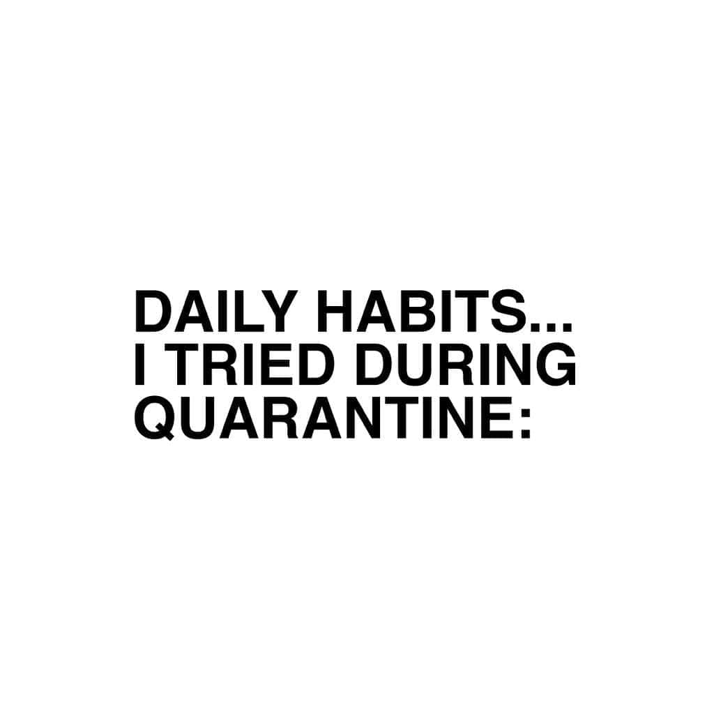 ジェイミー・キングさんのインスタグラム写真 - (ジェイミー・キングInstagram)「My daily Quarantine habits.」11月7日 6時58分 - jaime_king