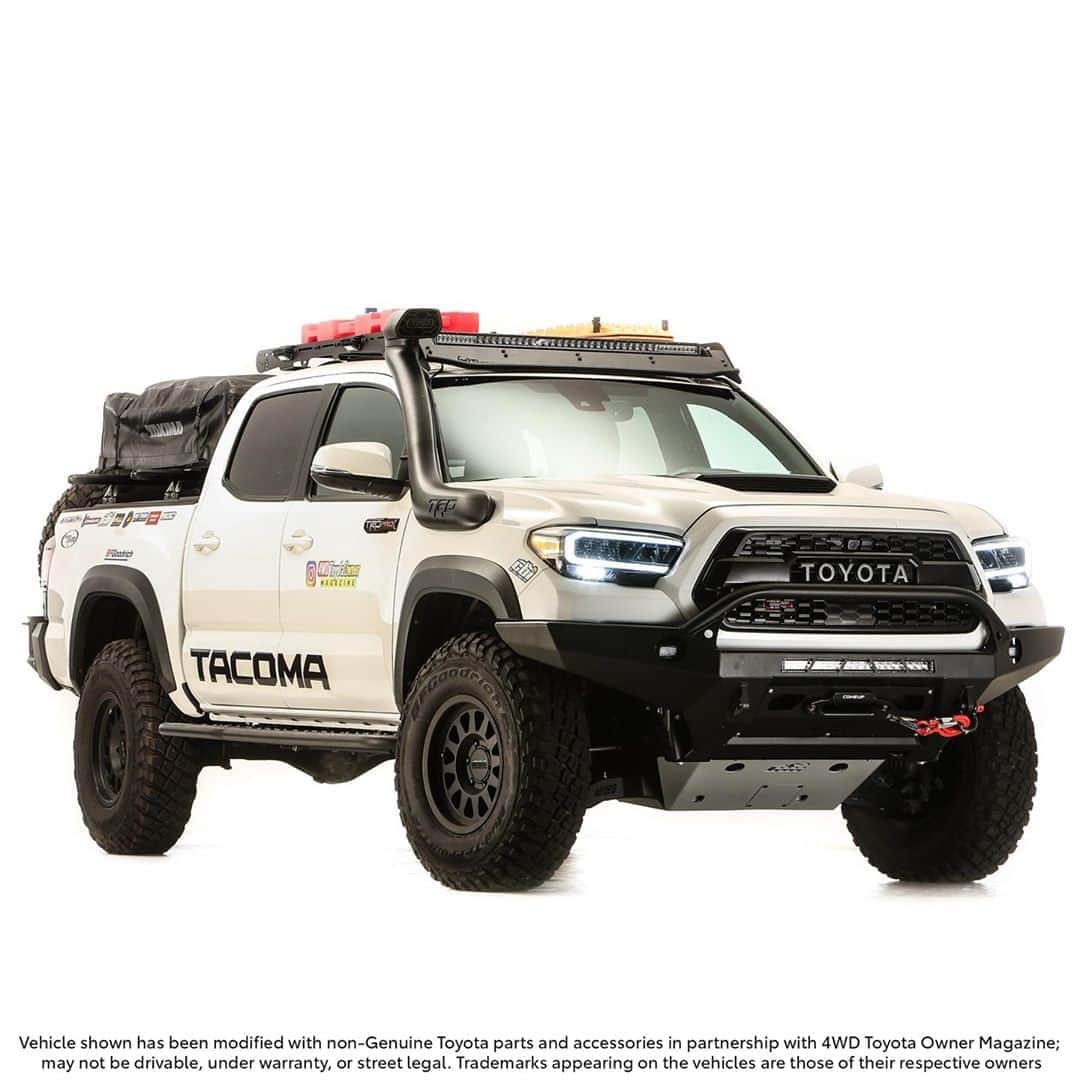 toyotausaさんのインスタグラム写真 - (toyotausaInstagram)「We're bringing the 𝙪𝙡𝙩𝙞𝙢𝙖𝙩𝙚 outdoor lifestyle rig to this year's #SEMA360 Virtual Show... The Overland-Ready #Tacoma features a slew of off-road performance upgrades to incite your next adventure. 😎⛺ #LetsGoPlaces」11月7日 6時03分 - toyotausa