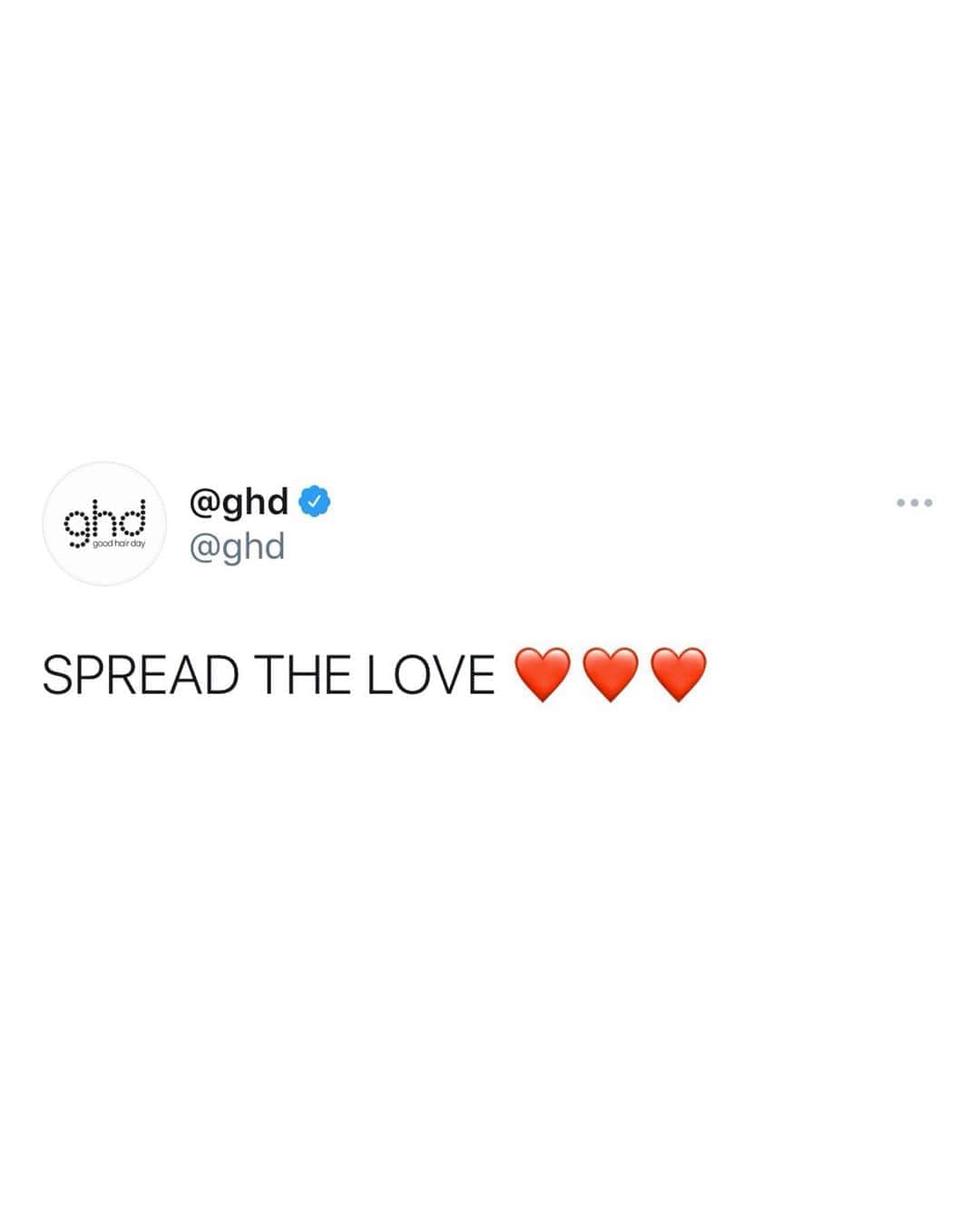 ghd hairさんのインスタグラム写真 - (ghd hairInstagram)「Let’s all spread the love. 💗 Now more than ever, communication is so important. Tag a friend in the comments and say something kind. Let them know you’re thinking of them 💕👇  #inthistogether #spreadlove #kindwords #friendship #friends #kindness」11月6日 22時28分 - ghdhair