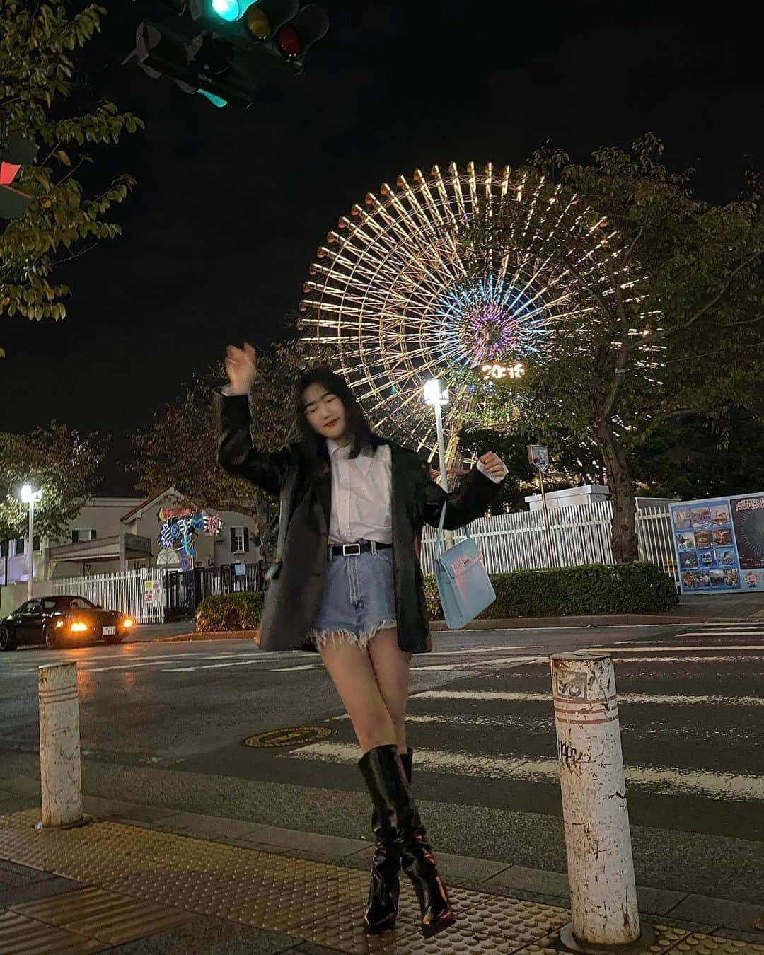 河崎みーなさんのインスタグラム写真 - (河崎みーなInstagram)「🖤🎢✨🎡🖤 .」11月6日 22時30分 - minakawasaki