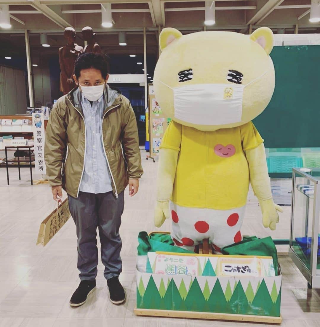 入江悠のインスタグラム：「『シュシュシュの娘』関連でお世話になった御礼も兼ねて、熊谷市役所へいってきました。」