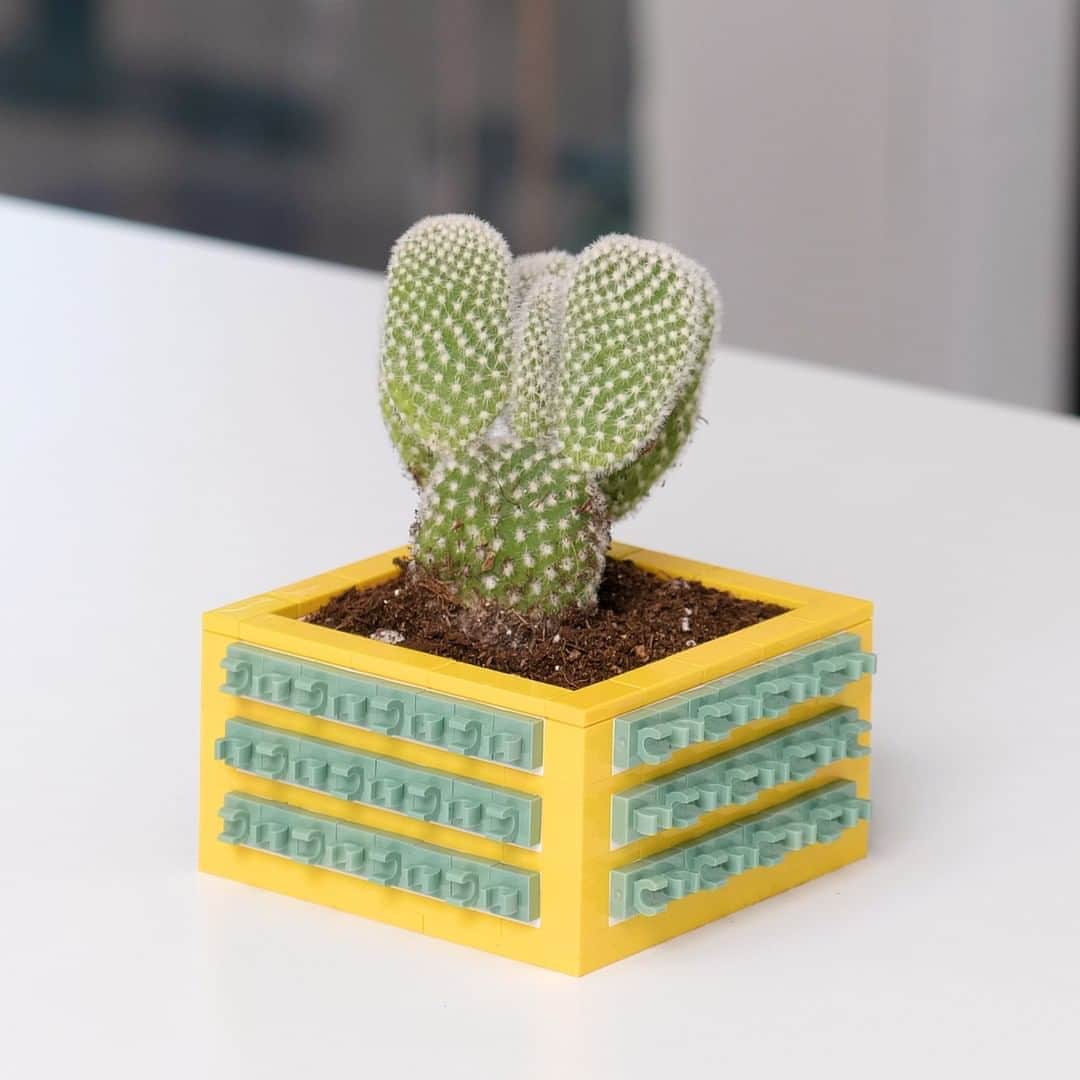 LEGOさんのインスタグラム写真 - (LEGOInstagram)「Up your plant pot design game with these fun, colorful unique LEGO brick hack ideas that use a variety of building techniques. Square, round – wherever your creativity takes you!  #LEGOHacks #RebuildTheWorld #PlantPot #DIY」11月7日 0時00分 - lego
