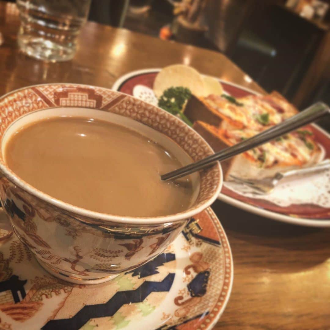 尾野寺みさのインスタグラム：「﻿ ﻿ 最近勉強のためによく喫茶店に立ち寄るんだけど、ピザトースト外れないな？！﻿ ﻿ ﻿ ﻿ #コーヒー #ピザトースト #喫茶店﻿ #喫茶店巡り﻿」