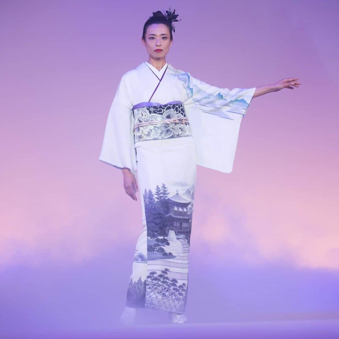 西山由のインスタグラム：「Kimono Ginkaku-ji」