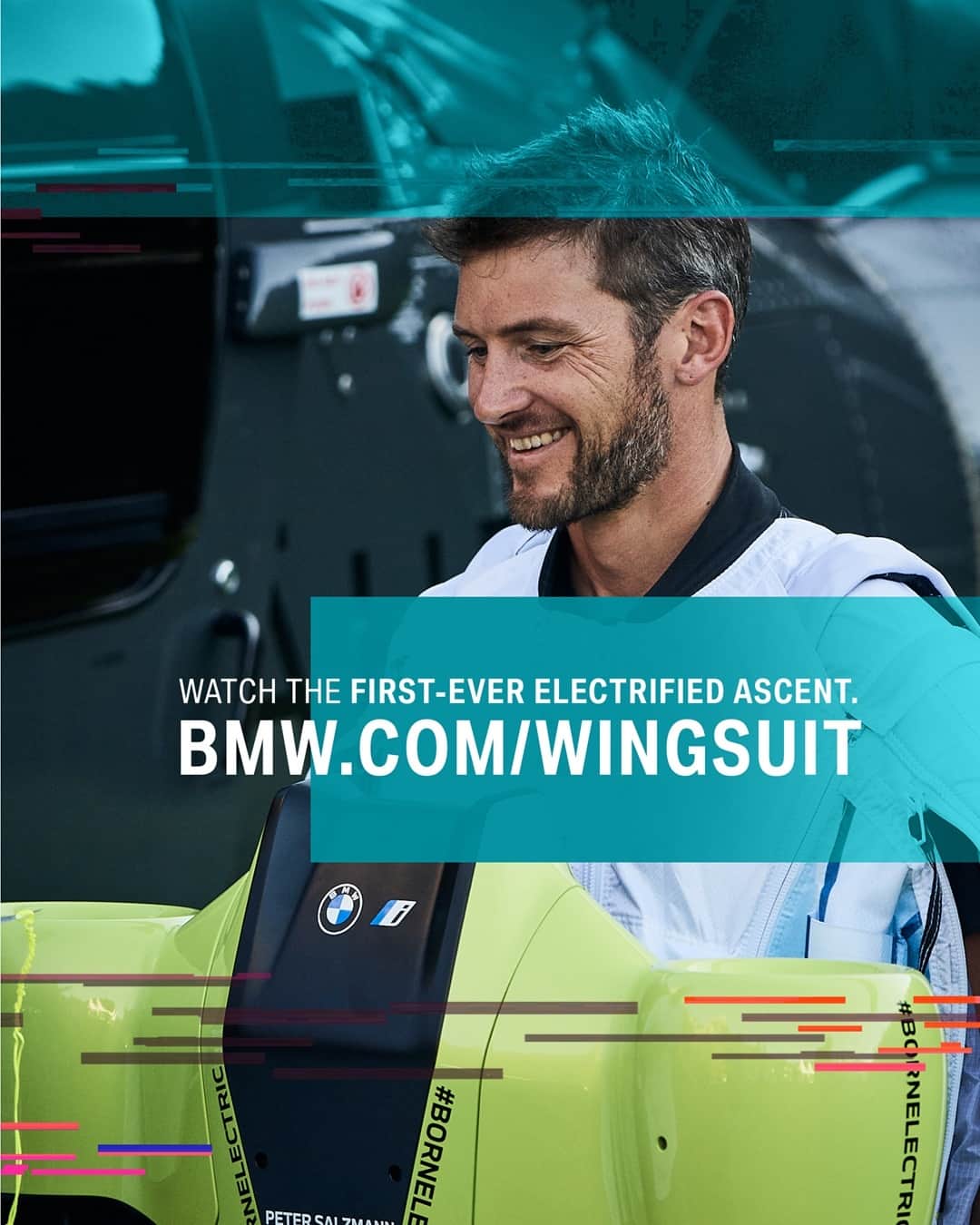 BMWさんのインスタグラム写真 - (BMWInstagram)「Ready for take-off. This is the first-ever #ElectrifiedWingsuit jump and ascent. #NEXTGen #THEiX3 #BornElectric @BMWi #BMW __ BMW iX3: Energy consumption in kWh/100 km (combined): 17.8–17.5. CO2 emissions in g/km (combined): 0. Further information: www.bmw.com/disclaimer.」11月7日 0時16分 - bmw