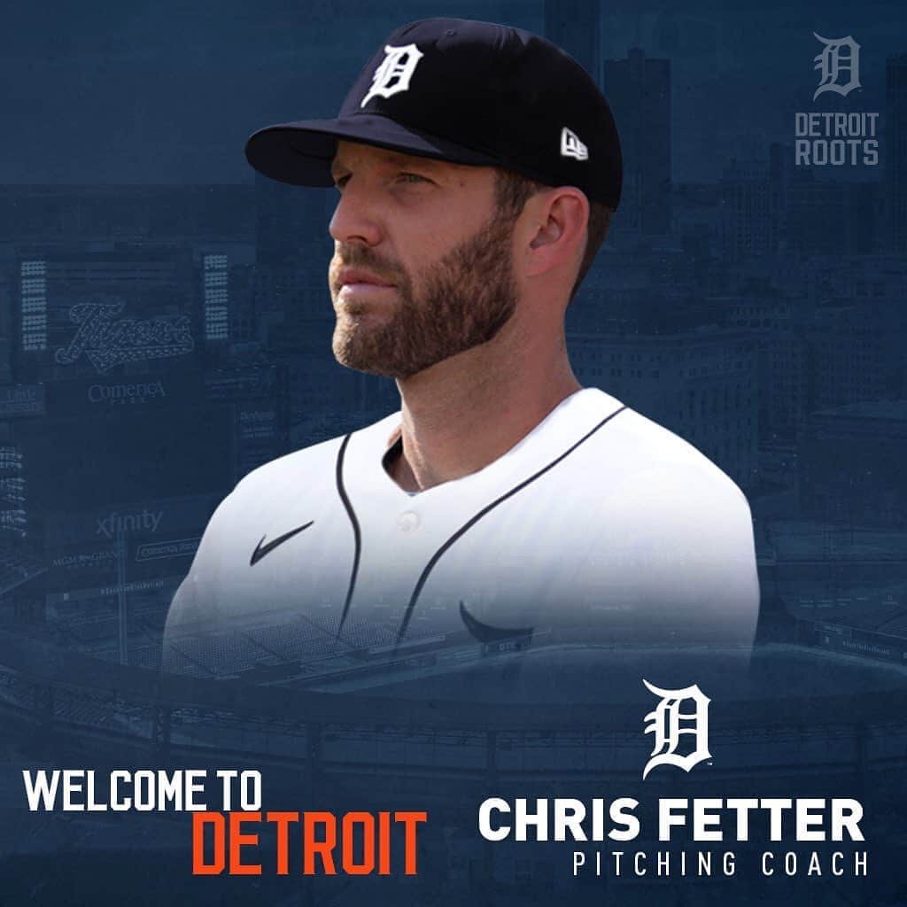 デトロイト・タイガースさんのインスタグラム写真 - (デトロイト・タイガースInstagram)「The Detroit Tigers today announced Chris Fetter has been named the club’s Major League Pitching Coach.」11月7日 2時30分 - tigers