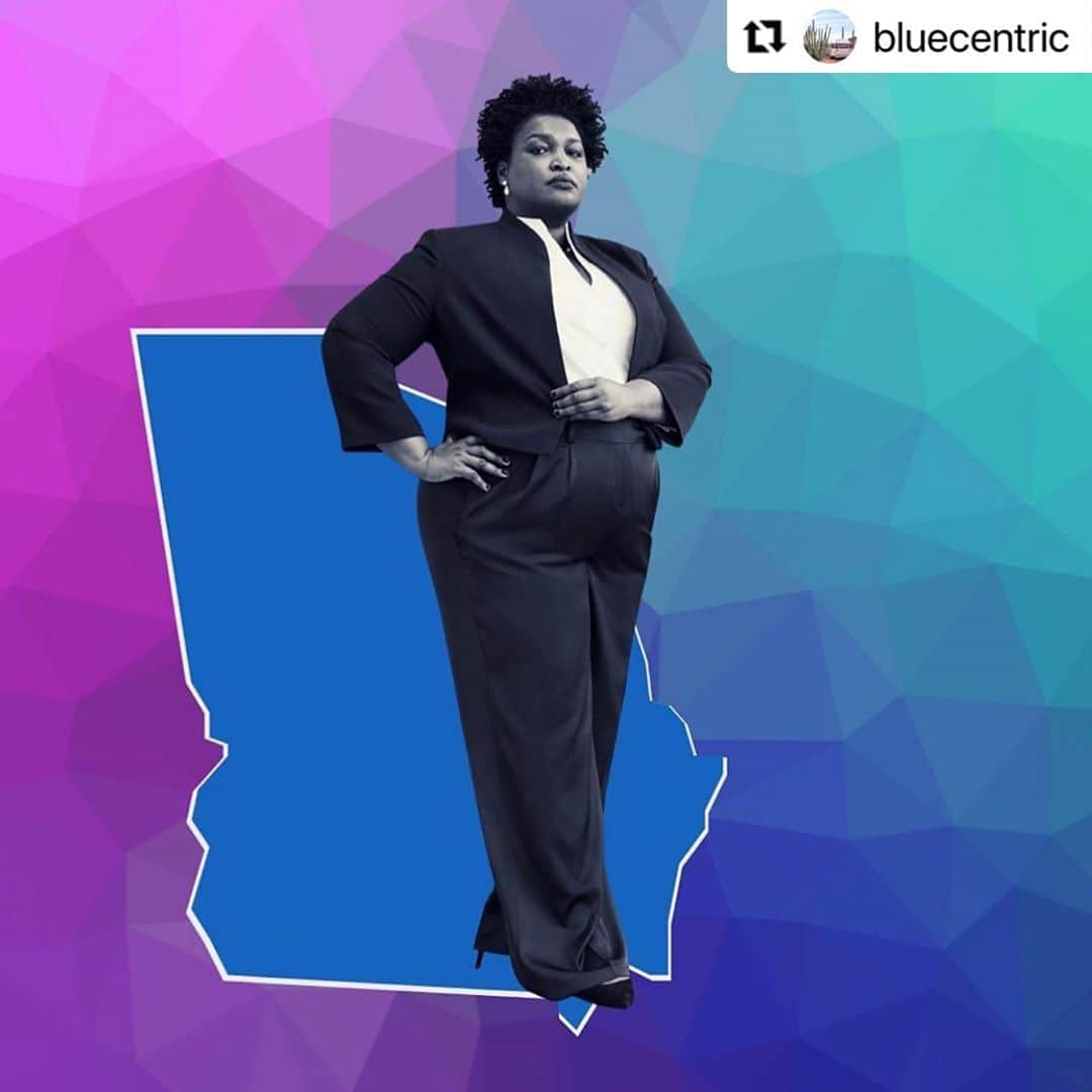クラウディア・ジョーダンさんのインスタグラム写真 - (クラウディア・ジョーダンInstagram)「First of all.... I gotta salute this QUEEN for her tireless work to register almost a MILLION new voters in Georgia. She was robbed of her bid for the governorship back in 2018 by the king of voter suppression #BrianKemp Did she get bitter? Did she retreat? Did she lose hope? NO!! She organized, energized and worked SO hard to help fix the problem! She saw how many of our people’s voices were being silenced so she did something about it! She is now a HUGE part (as well as the spirit of John Lewis) of the reason Georgia is flipping to blue! When and if she runs again- if she’s not in Biden’s cabinet- can we ALL please honor her for her hard work and vote her into whatever office she runs for? She 1000000% deserves it! We love you @staceyabrams ❤️✊🏾✊🏾✊🏾✊🏾✊🏾✊🏾✊🏾✊🏾🔥」11月7日 3時23分 - claudiajordan
