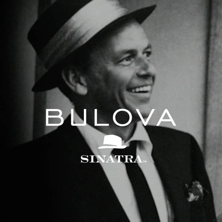 ブローバのインスタグラム：「Swing like Ol’ Blue Eyes when you wear the vintage-inspired “The Best is Yet to Come” timepiece from Bulova’s new Frank Sinatra collection. Watch now. #Bulova — ⏱: 96B346 MSRP: $1,350.00 USD CASE: ø 40 mm」