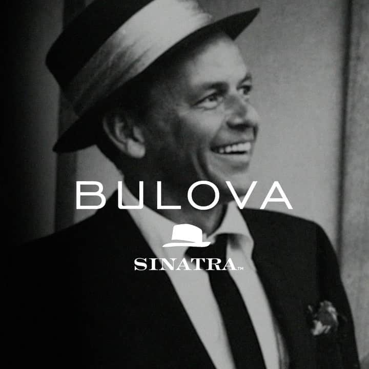 のインスタグラム：「Swing like Ol’ Blue Eyes when you wear the vintage-inspired “The Best is Yet to Come” timepiece from Bulova’s new Frank Sinatra collection. Watch now. #Bulova — ⏱: 96B346 MSRP: $1,350.00 USD CASE: ø 40 mm」