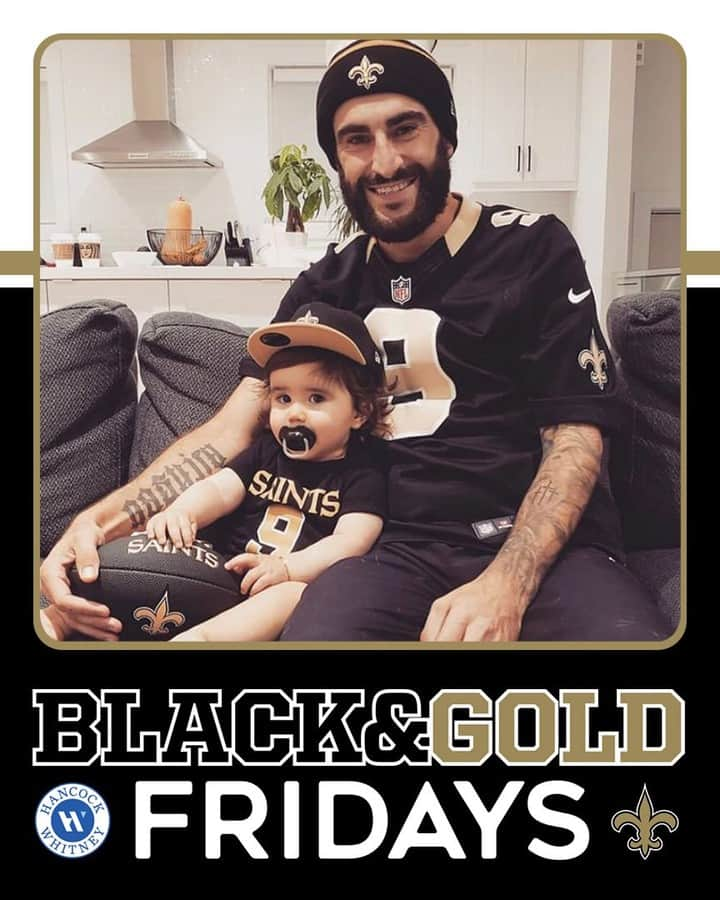 ニューオーリンズ・セインツさんのインスタグラム写真 - (ニューオーリンズ・セインツInstagram)「Waited all week for #BlackAndGoldFriday! ⚜️」11月7日 4時43分 - saints