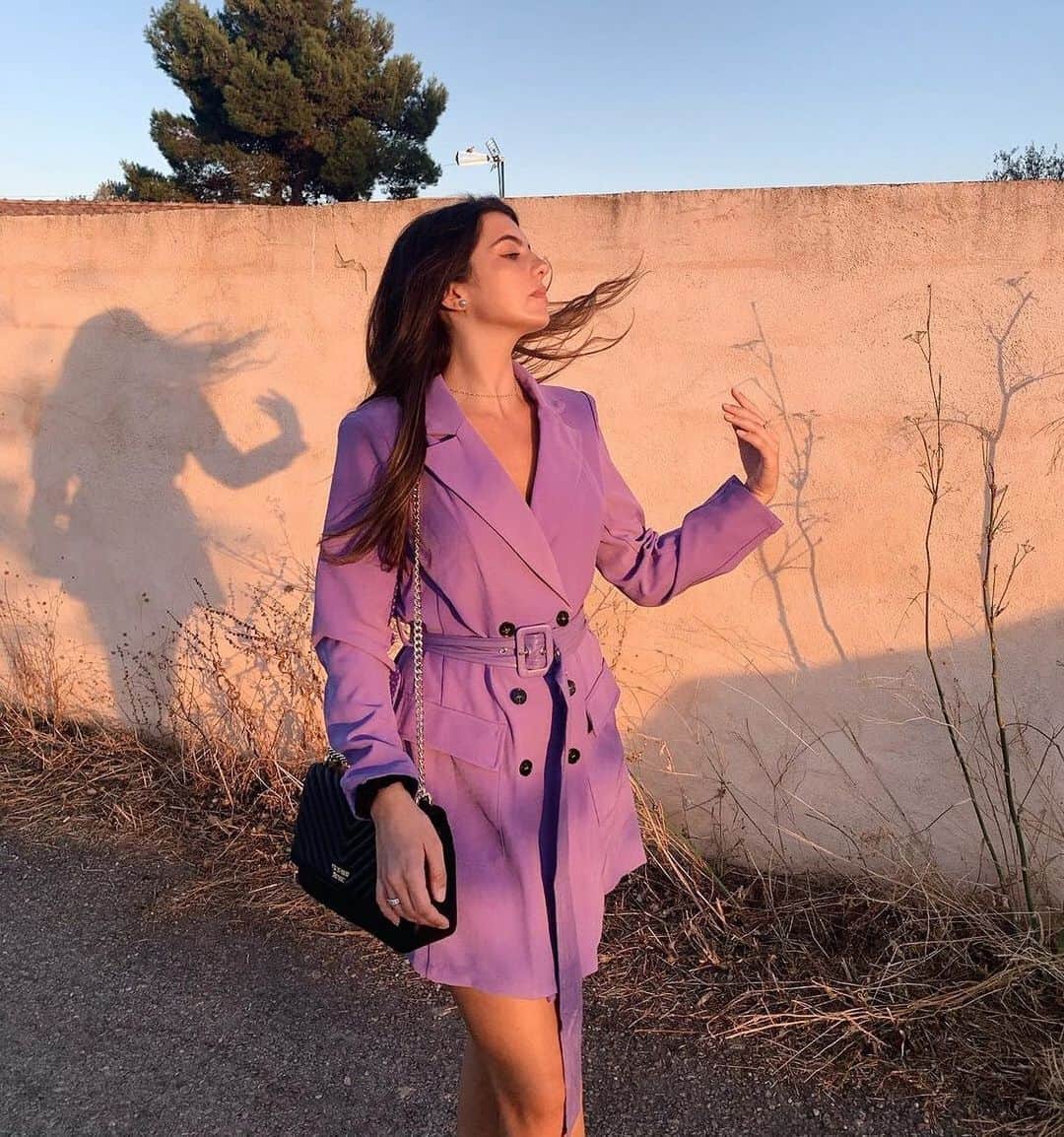 SHEINさんのインスタグラム写真 - (SHEINInstagram)「These are the golden days ✨  @angelinabaw  Shop Similar #: 1683578  #SHEINgals #SHEINstyle #SHEINBlackFriday #lavander」11月7日 4時58分 - sheinofficial