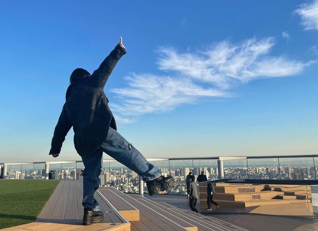 歩乃華（ほのらん）のインスタグラム：「ダボダボコーデ楽ちん😍」