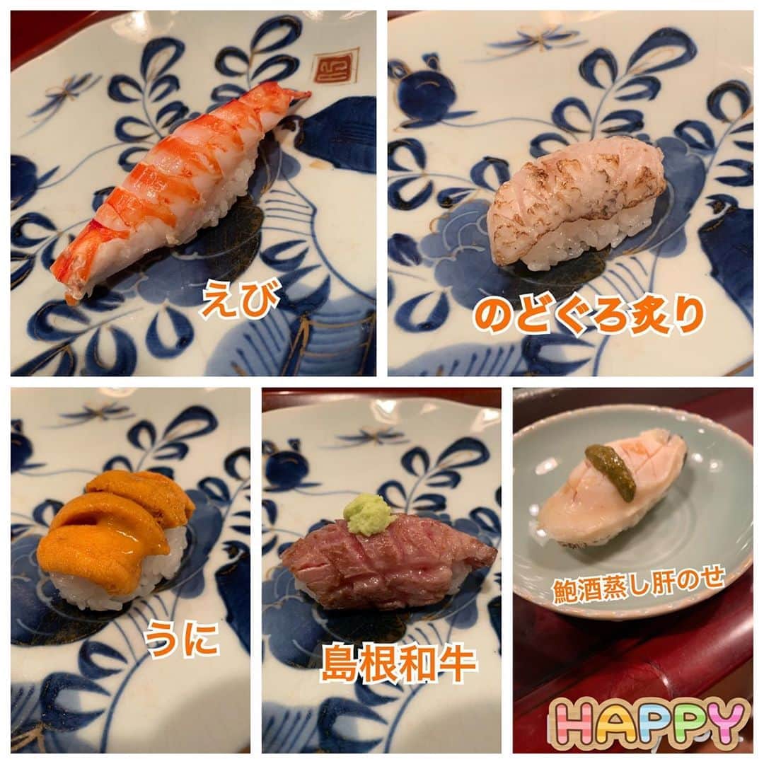 u-meK00000000 YUMIKO HORIKIRI ZUMBA さんのインスタグラム写真 - (u-meK00000000 YUMIKO HORIKIRI ZUMBA Instagram)「✨お誕生日のおもいで✨  気がついたら10月が終わって 自分の誕生日もすぎてて 振り返り😌  大鯛寿司でディナー🍽 あまりに美味しすぎて みんなでカウンター席でうなりながら悶絶😆  フルーツいりのケーキ🎂は シャンティーのを持ち込みっ😄  写真を見返したら @mikitty61 ちゃんからいただいたバースデーカードのイラストが 現実と重なってて驚きましたっ😁  好きなことができる自由を手にしていること 大切にしたい人がいること 『幸せ』のかたちをあらためて考えたりしてみましたっ🌈  一緒に楽しめる、分かち合える人がいてこその幸せ  ワタシも周りの人を大切にしたいし、みんなの幸せをつくれる人になれたらいいなっ🌼  #おすし #おいしいもの #犬のいる暮らし #お誕生日ごはん #家族の時間」11月7日 15時00分 - yumikohorikiri