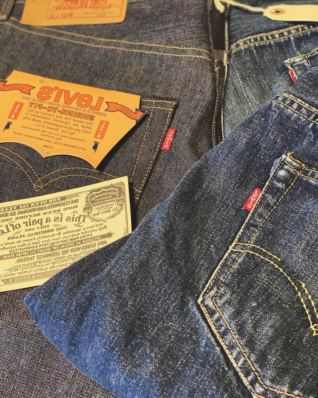 小川哲史のインスタグラム：「XX再燃🔥  #levis #vintage  #501xx #501zxx #leftydenim」
