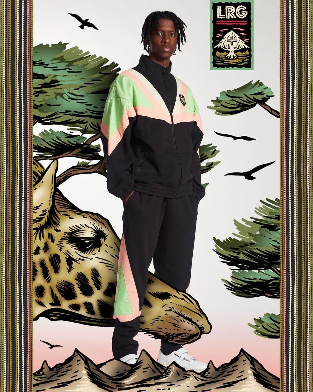 エルアールジーのインスタグラム：「MOTHERLAND:: Down From Earth  From where all life began. This collection will take you to the motherland, and let you experience deeper roots.   Available now at L-R-G.com #Holiday20 #LRGMotherland #LRG」
